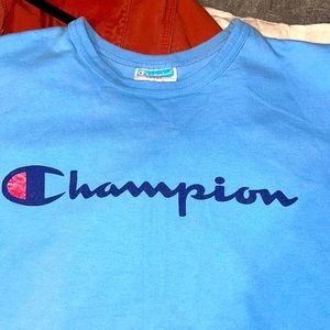 Y2K 6oz cotton CHAMPION t-shirt mens Large
